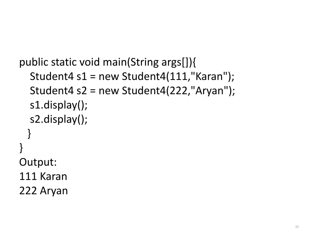 public static void main string args student4