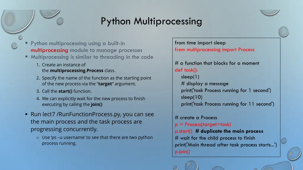 python multiprocessing