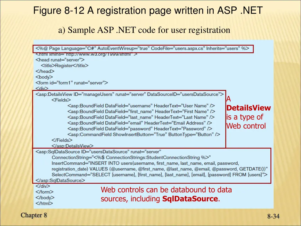 figure 8 12 a registration page written in asp net 1