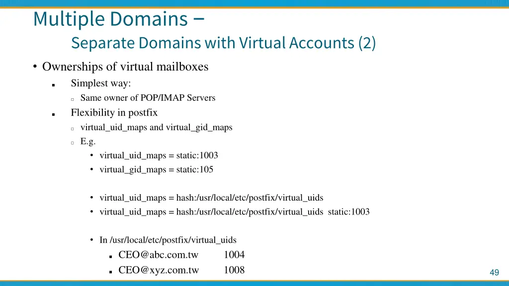 multiple domains separate domains with virtual 1