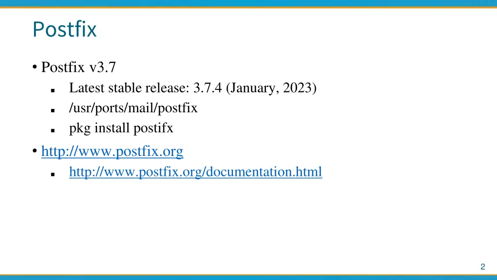 postfix 1