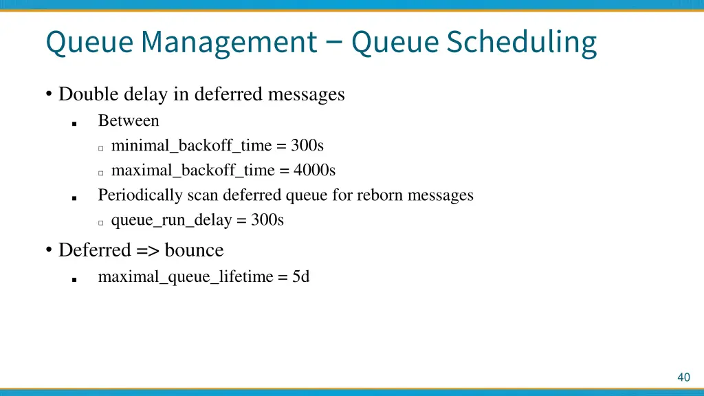 queue management queue scheduling