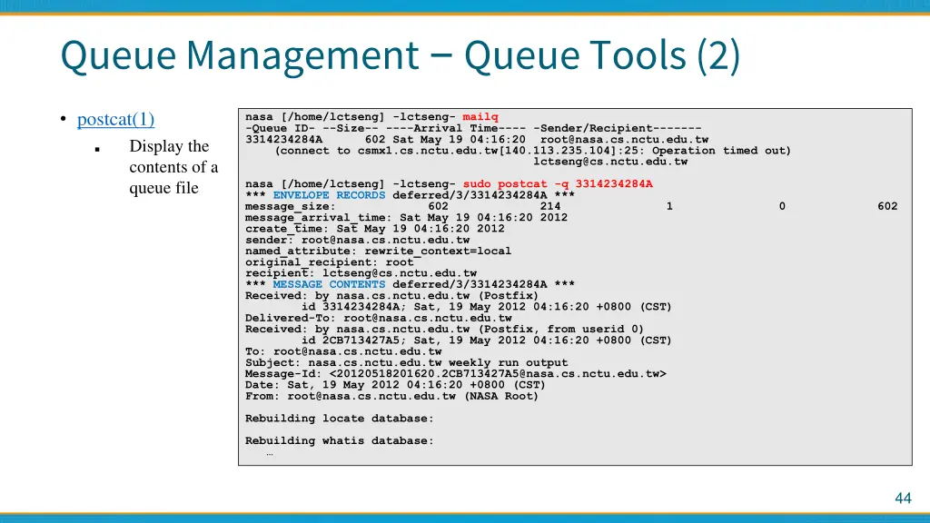 queue management queue tools 2
