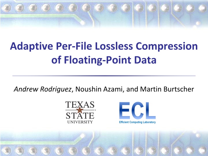 adaptive per file lossless compression