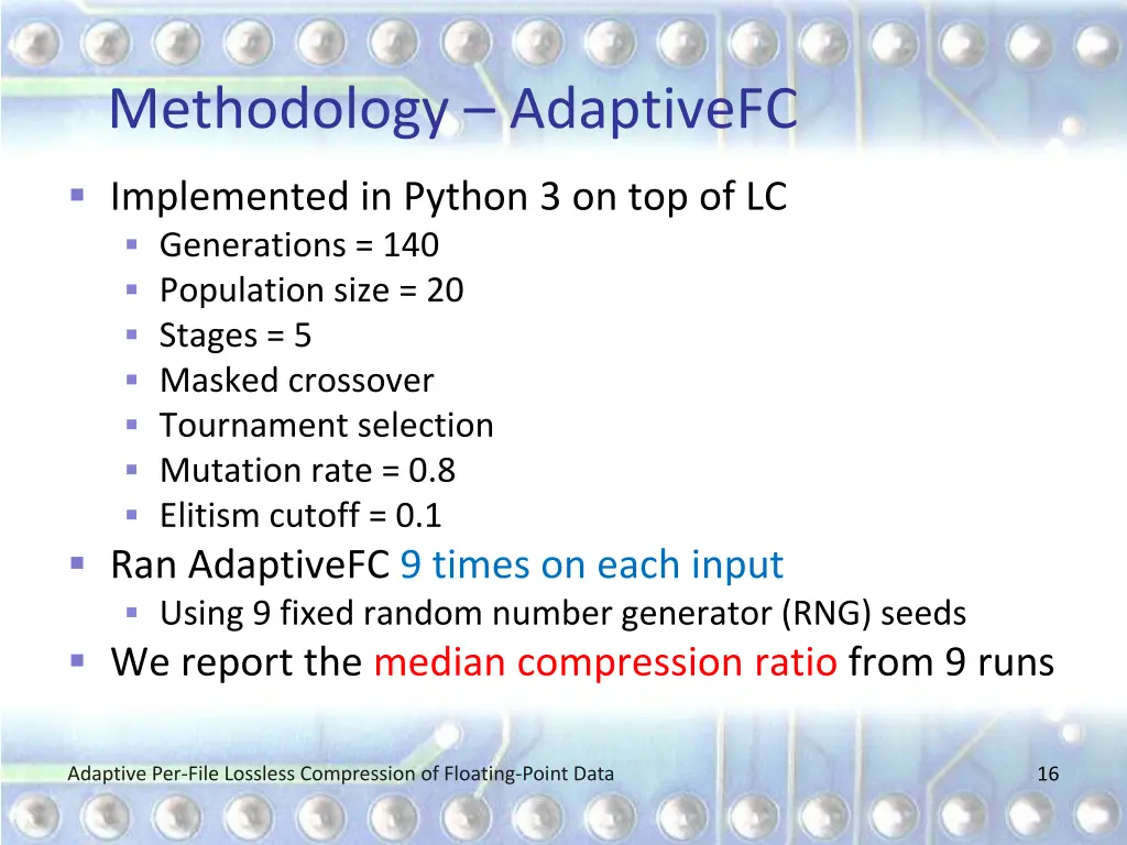 methodology adaptivefc
