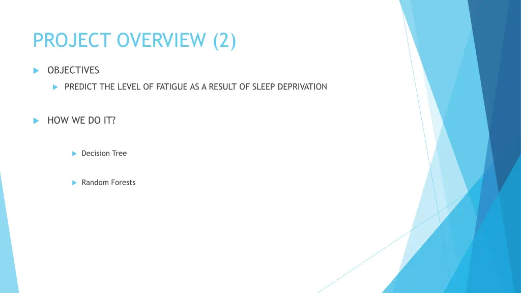 project overview 2