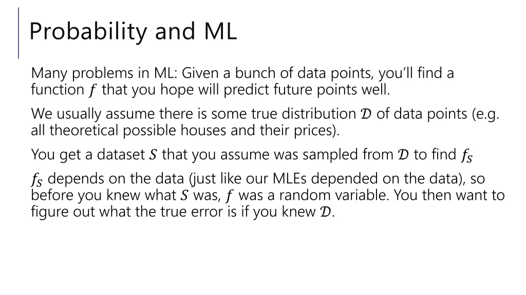 probability and ml