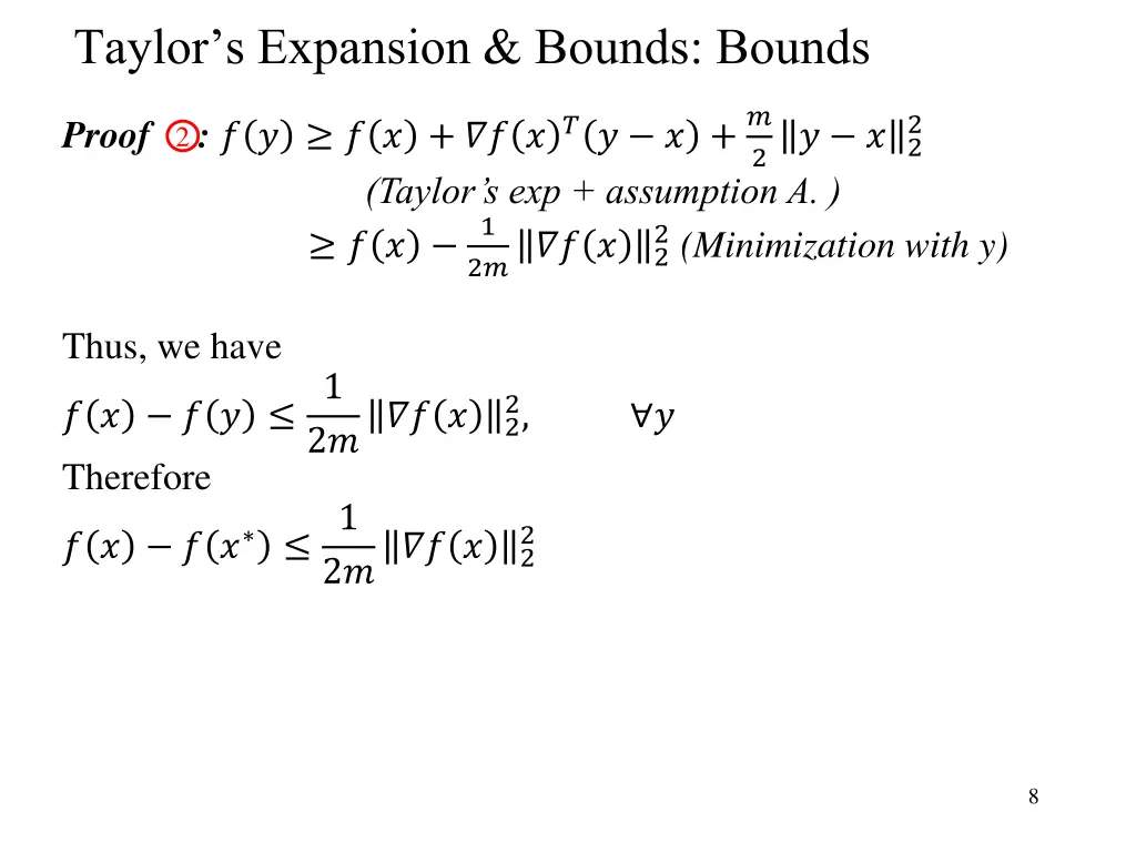 taylor s expansion bounds bounds 2