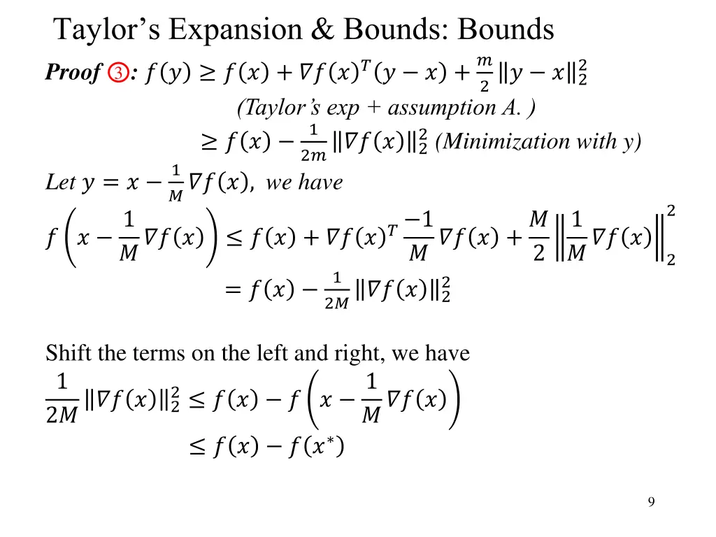 taylor s expansion bounds bounds 3