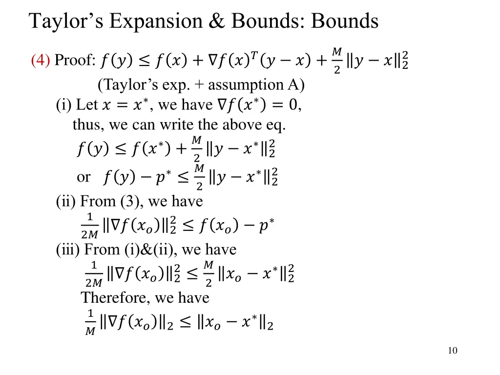 taylor s expansion bounds bounds 4