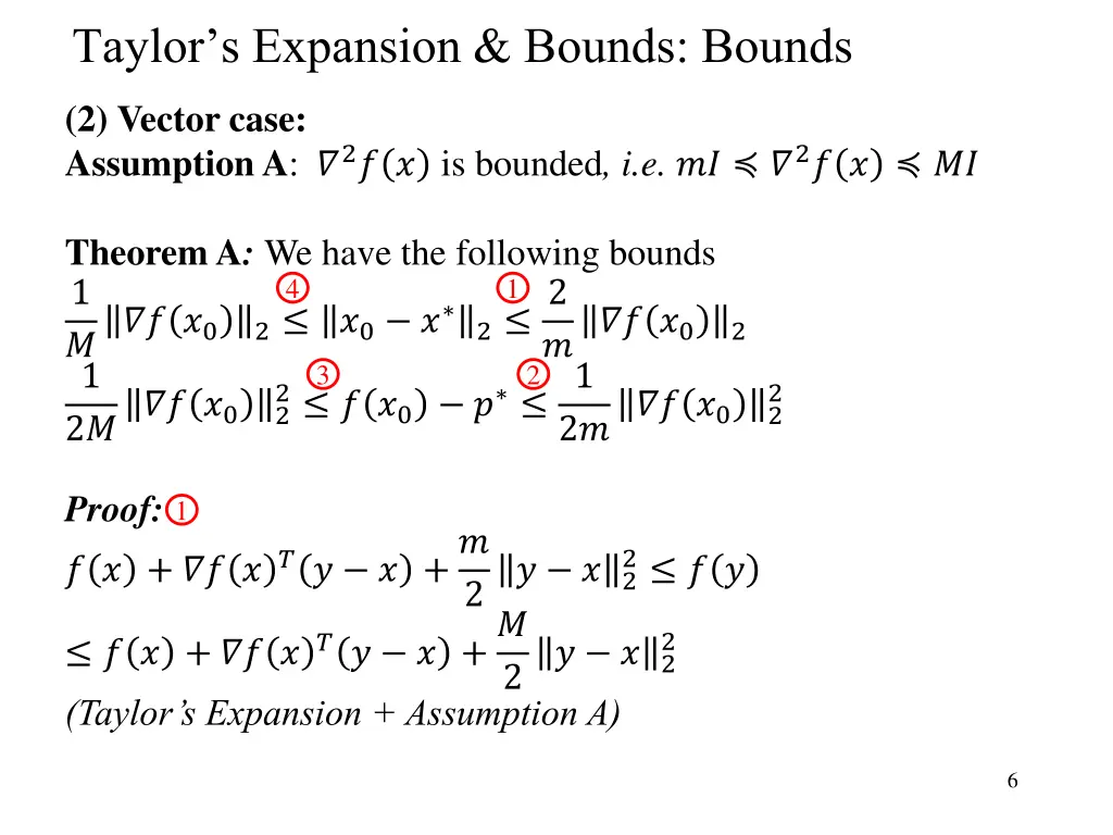 taylor s expansion bounds bounds