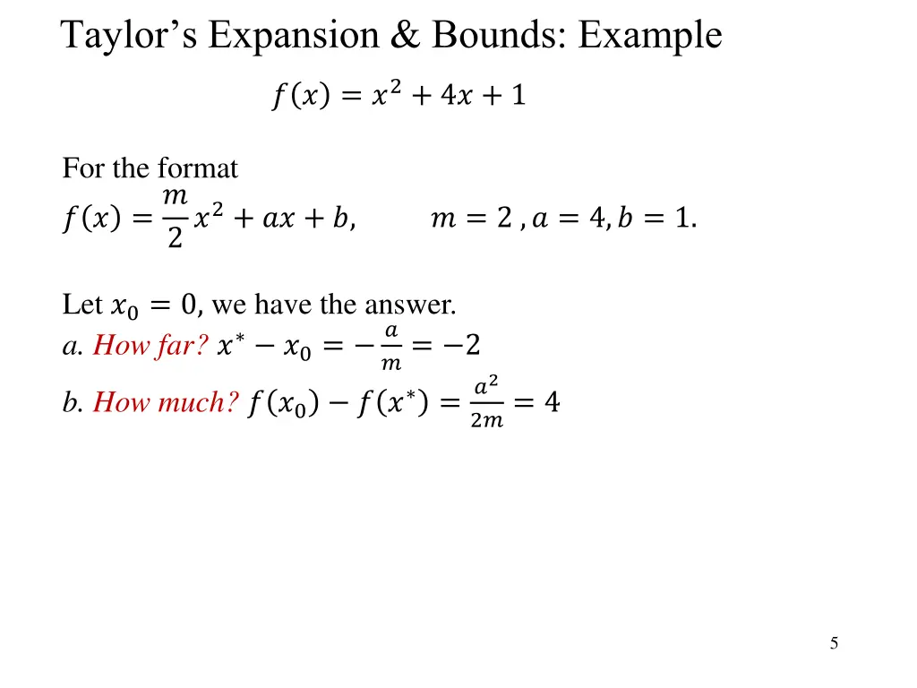 taylor s expansion bounds example