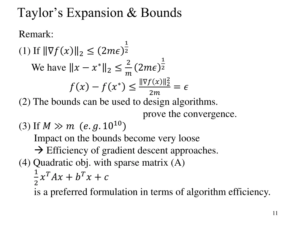 taylor s expansion bounds