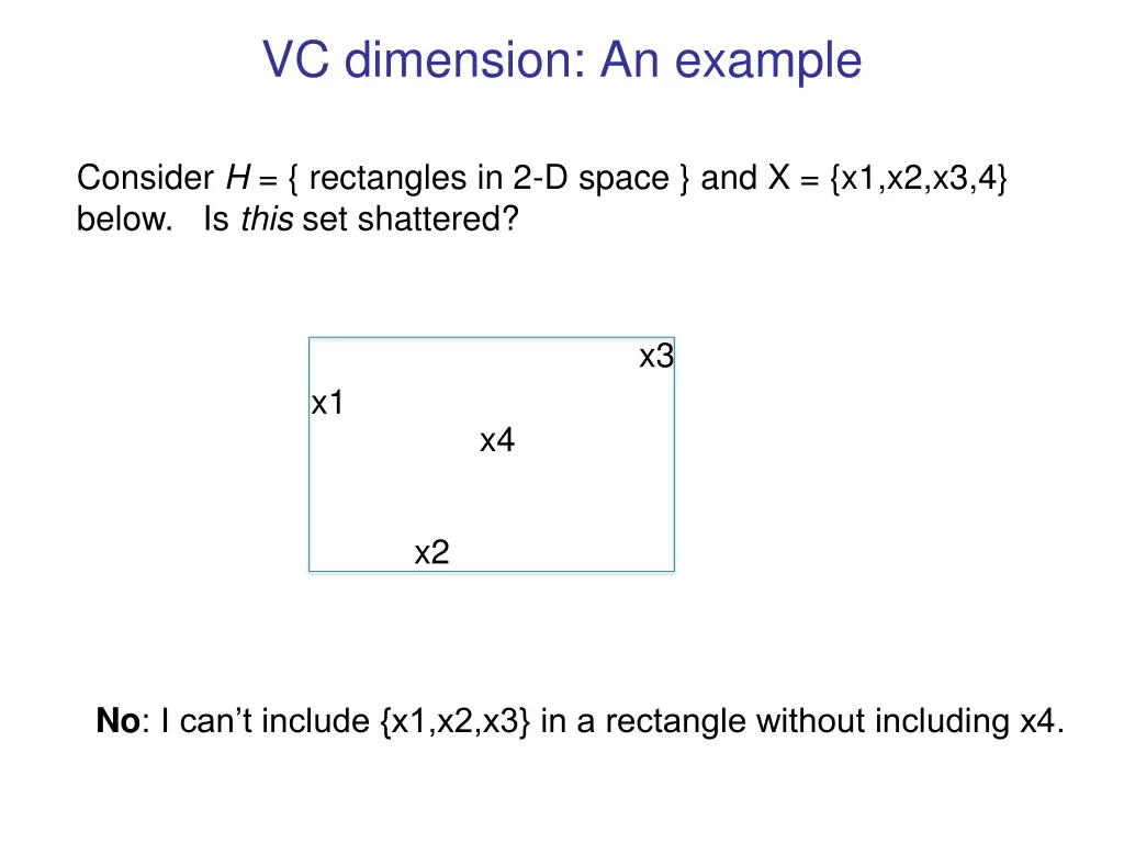 vc dimension an example 3