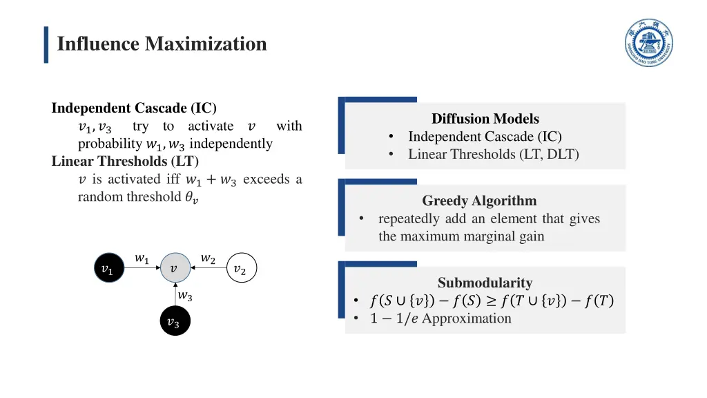 influence maximization
