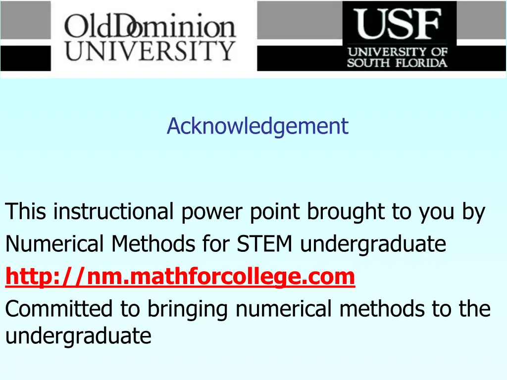 acknowledgement 1