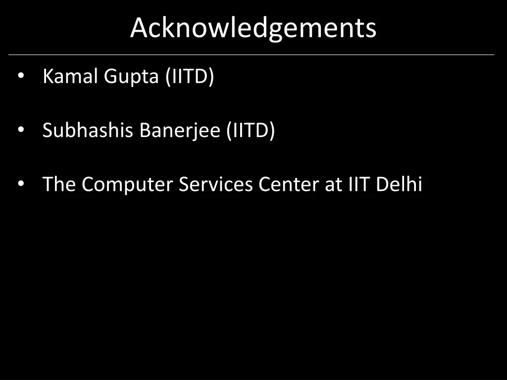 acknowledgements