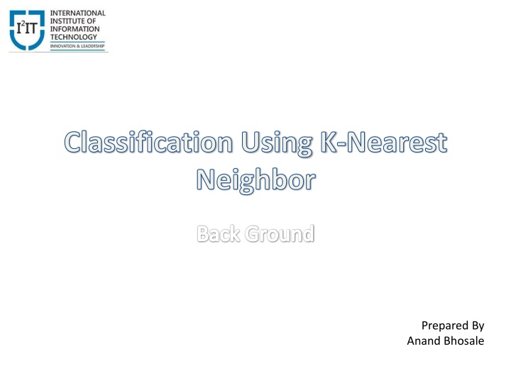classification using k nearest neighbor