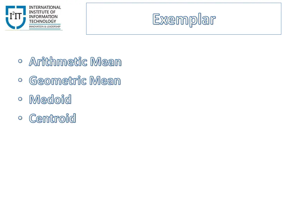 exemplar
