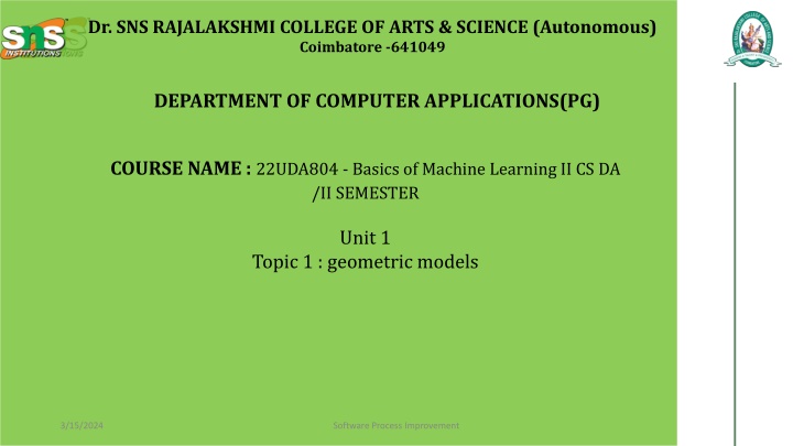dr sns rajalakshmi college of arts science