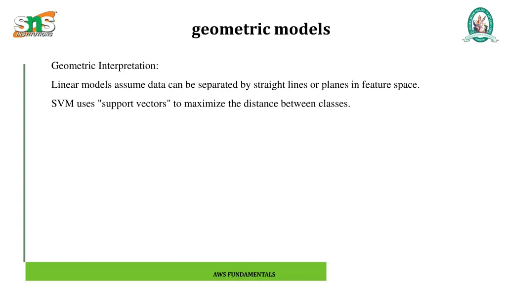 geometric models 1