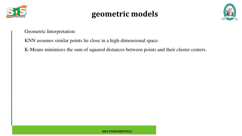 geometric models 3