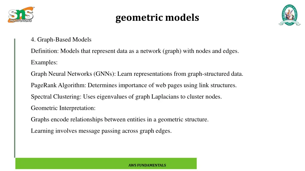 geometric models 6