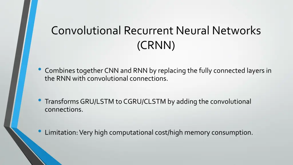 convolutional recurrent neural networks crnn