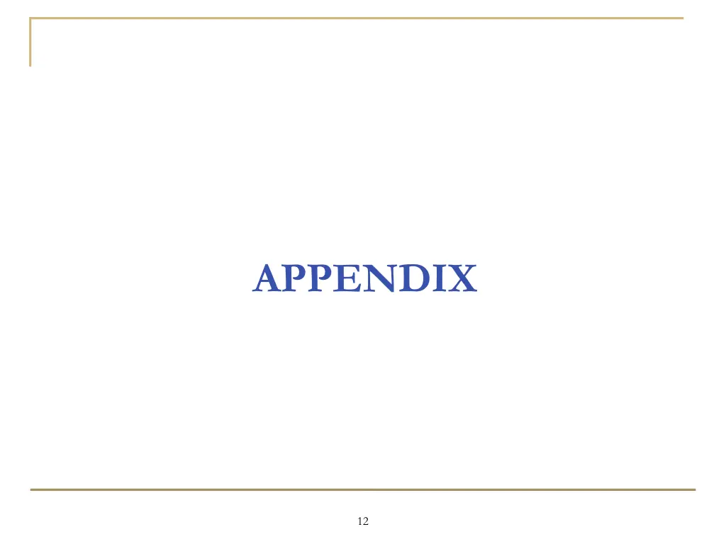 appendix
