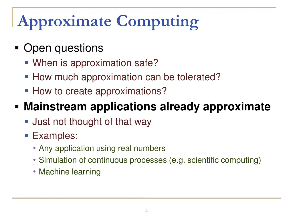approximate computing 1