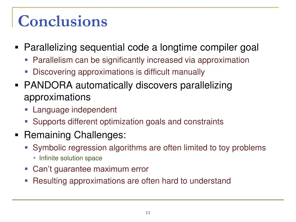 conclusions