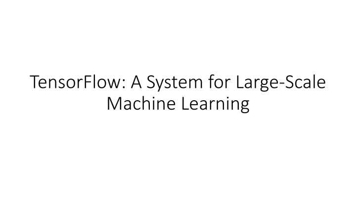 tensorflow a system for large scale machine
