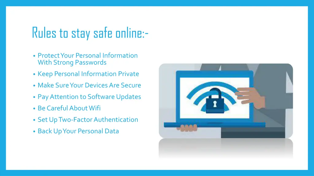 rules to stay safe online
