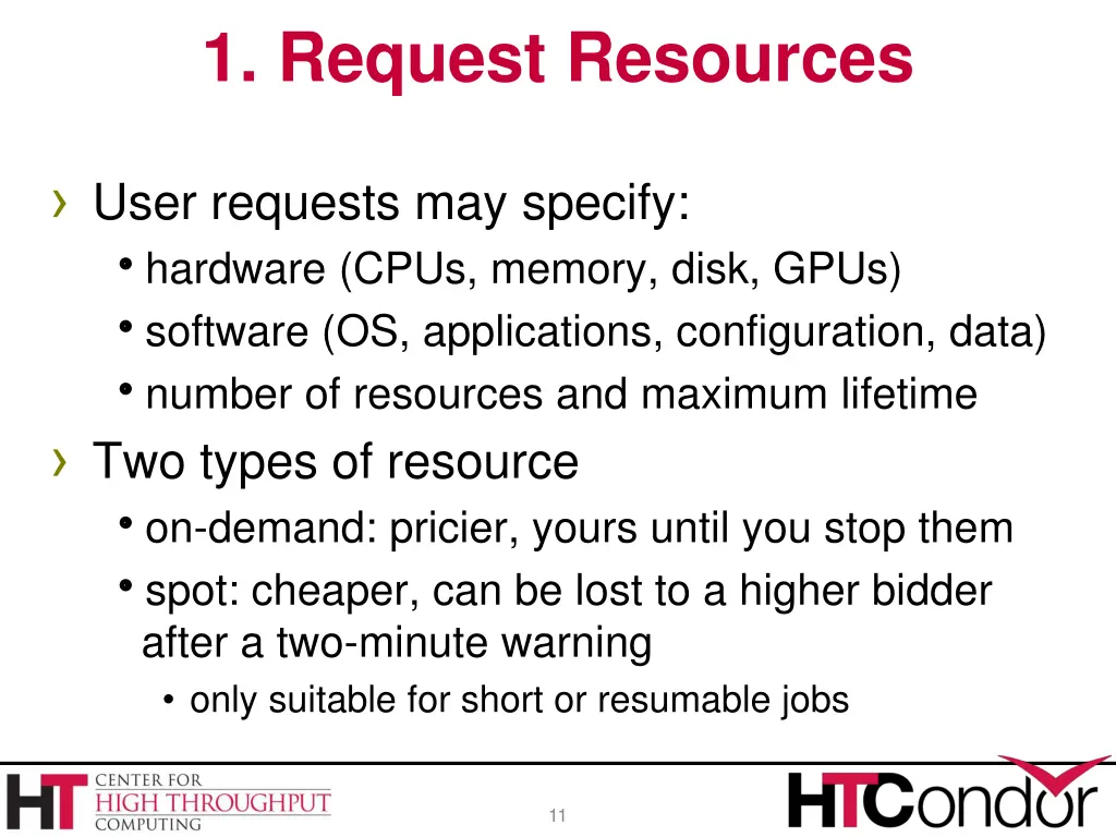 1 request resources