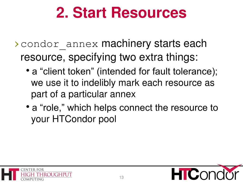 2 start resources