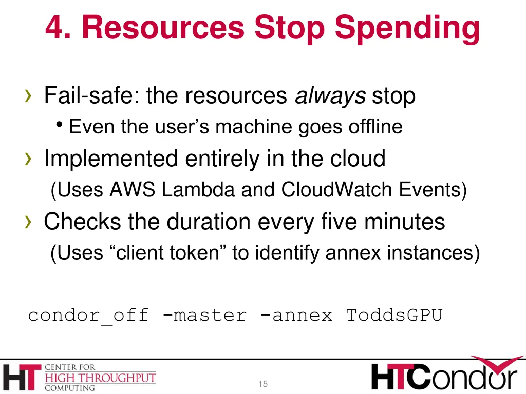 4 resources stop spending