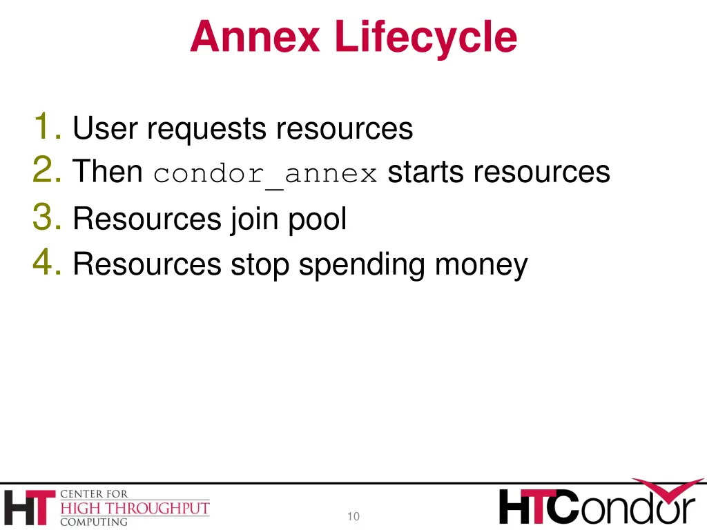 annex lifecycle