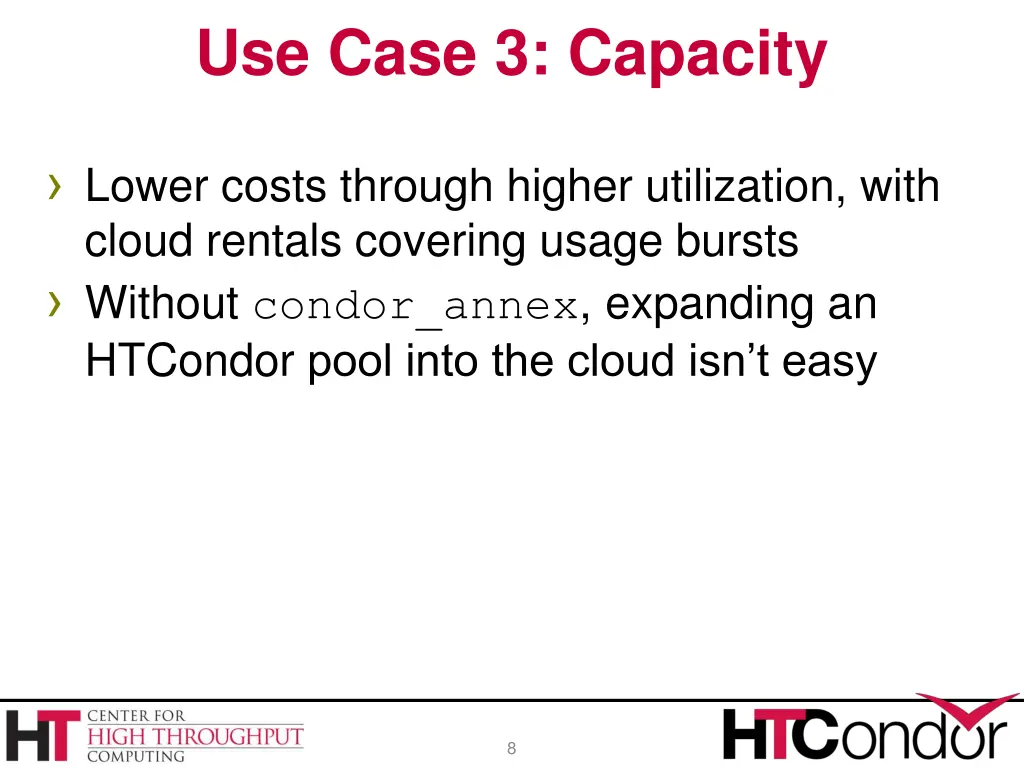 use case 3 capacity