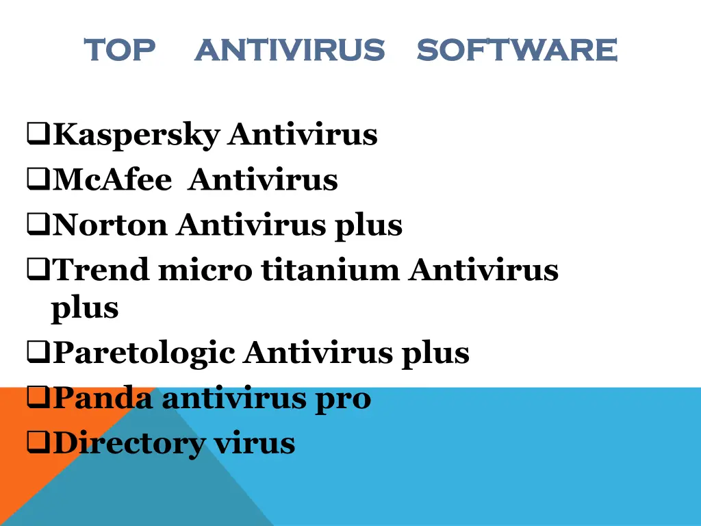 top antivirus software top antivirus software