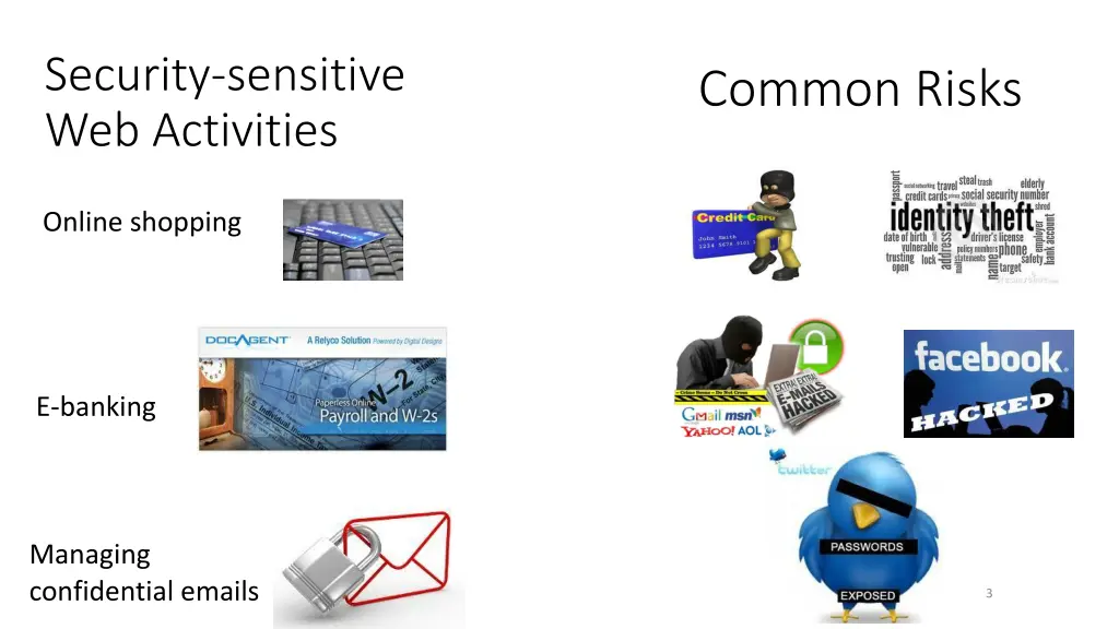 security sensitive web activities
