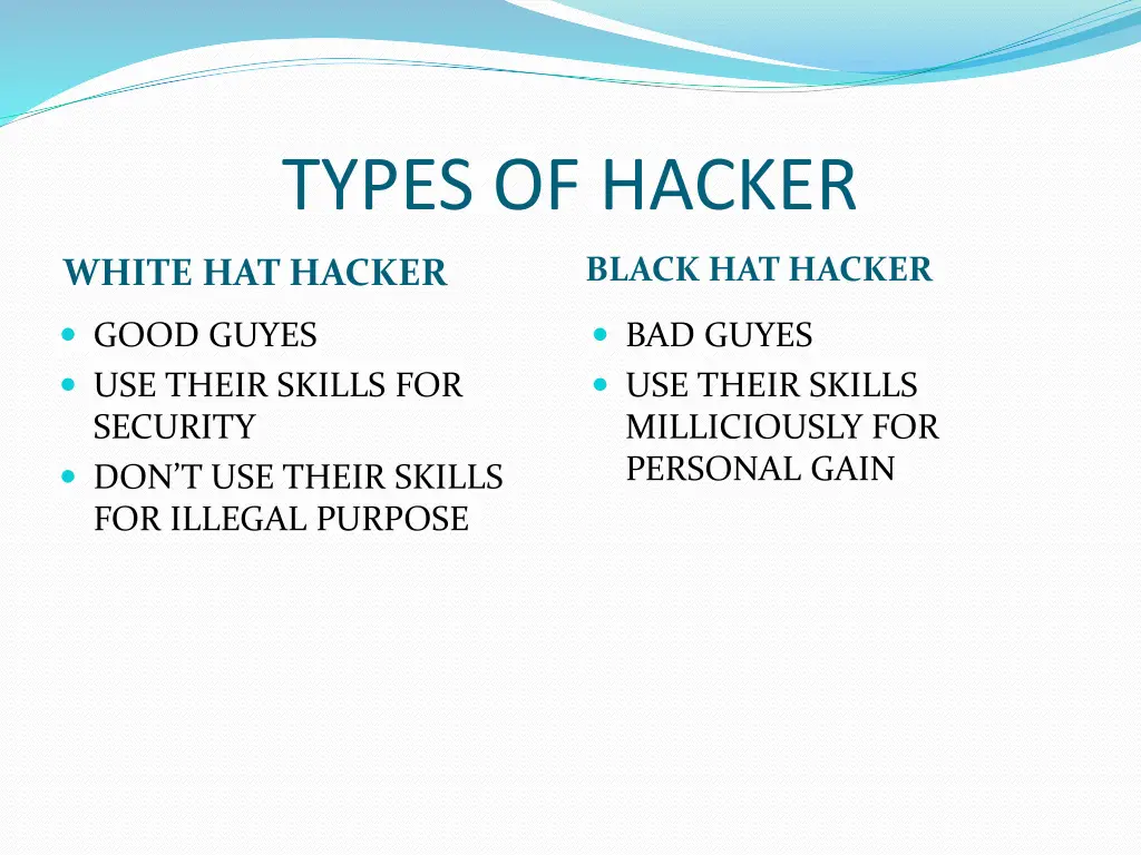 types of hacker