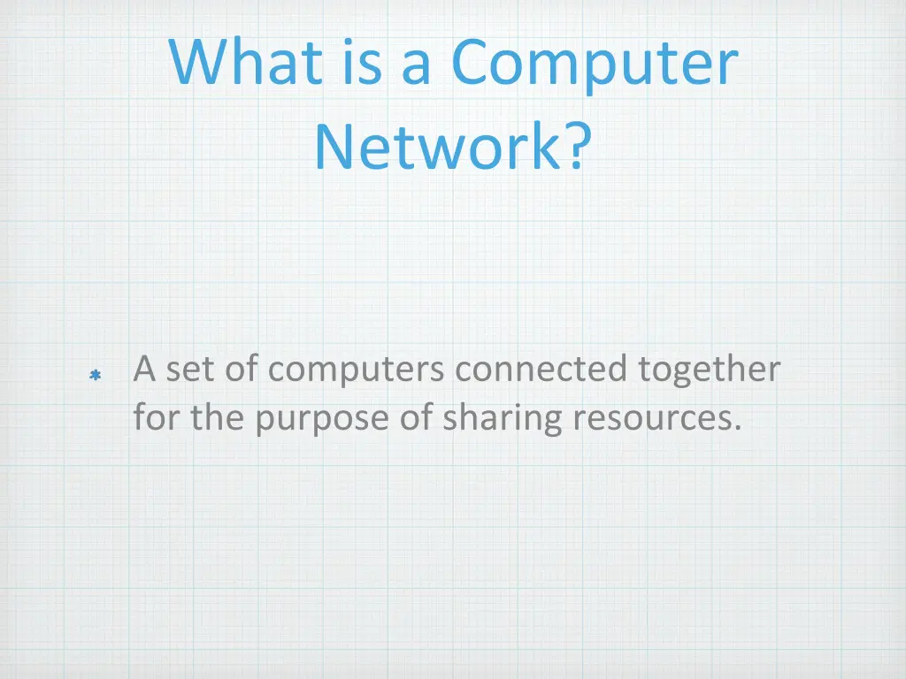 what is a computer network