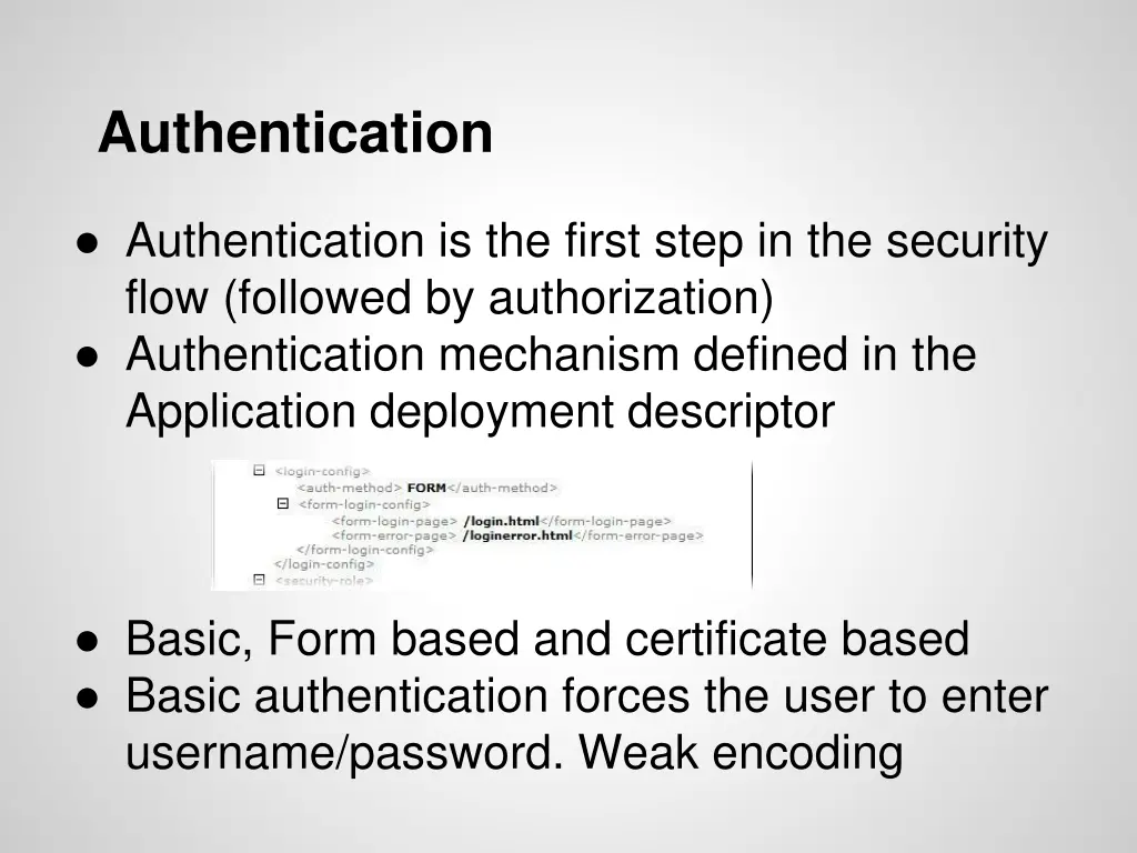 authentication