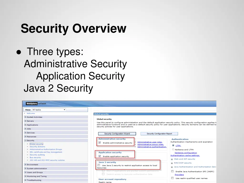 security overview