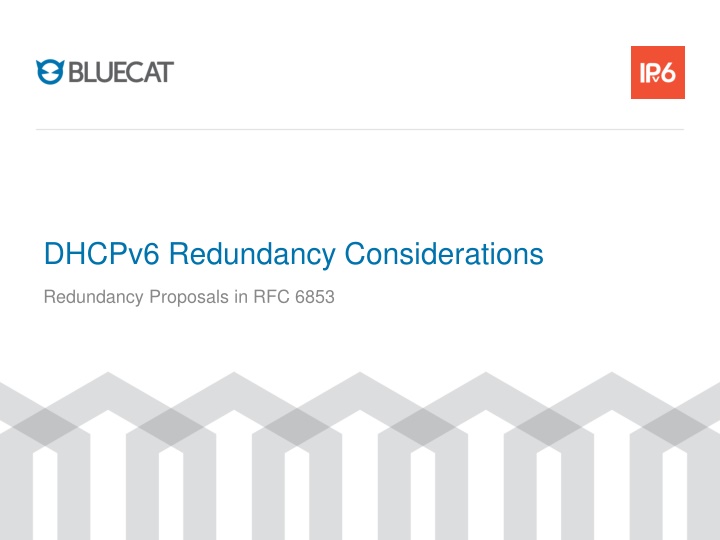dhcpv6 redundancy considerations