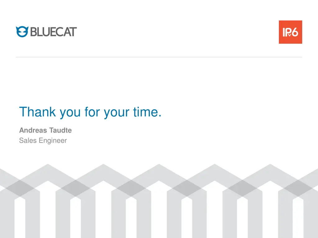 thank you for your time