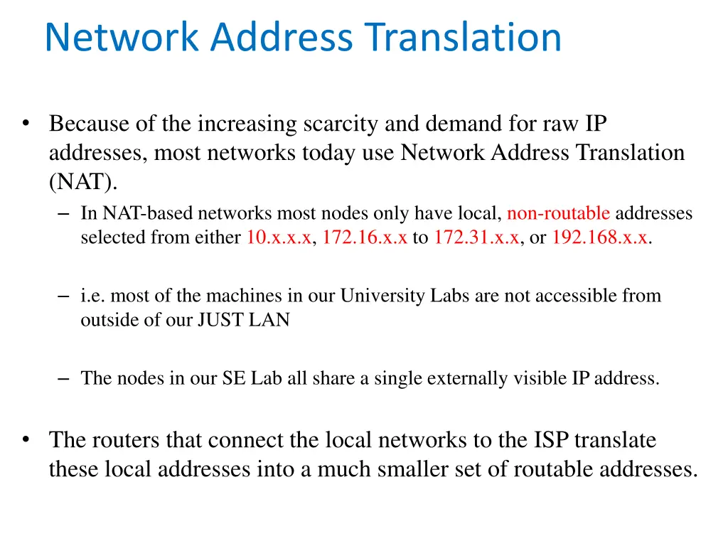 network address translation