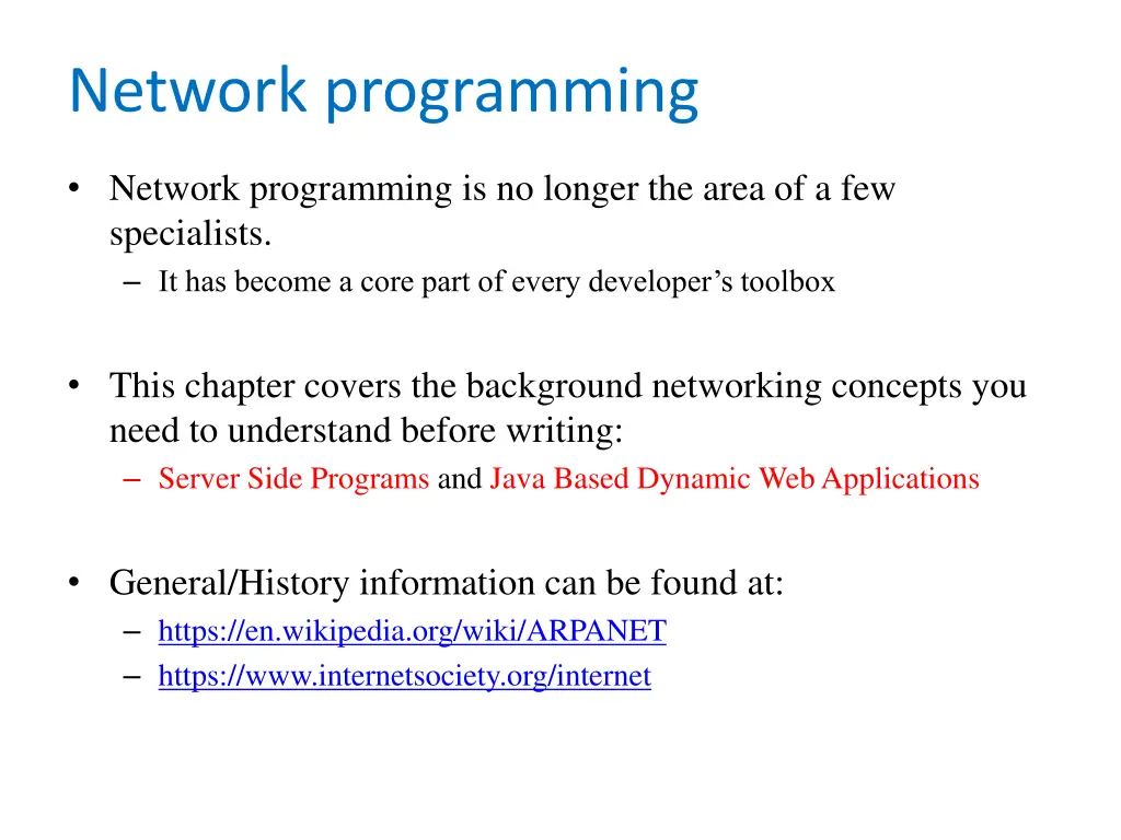 network programming