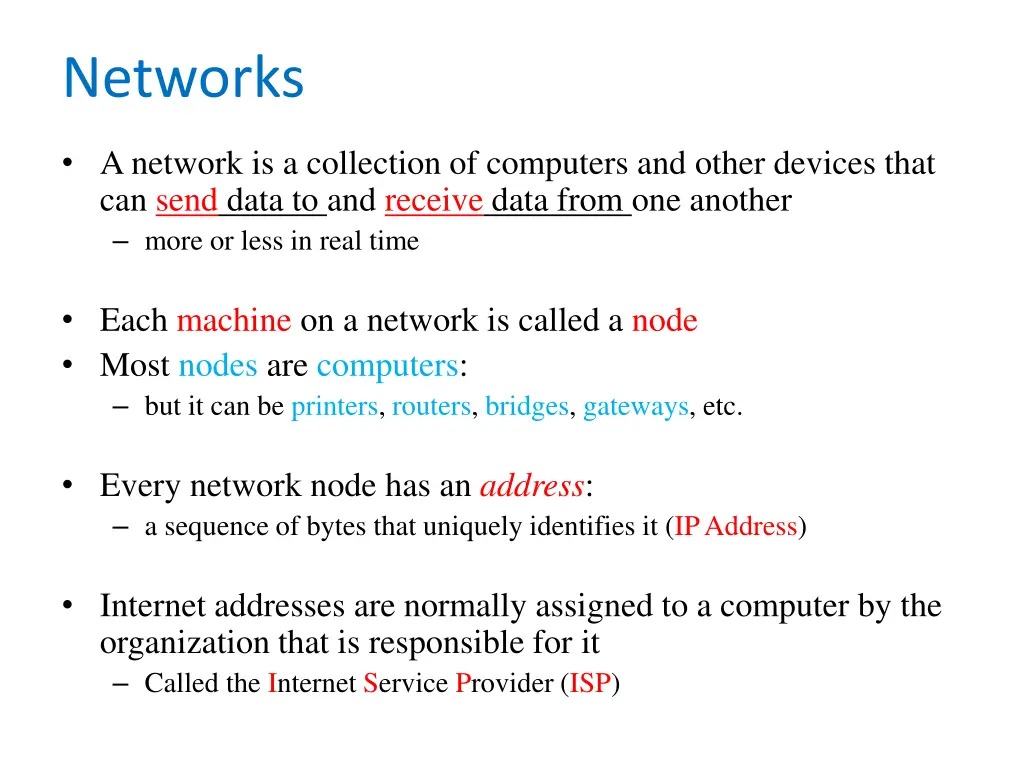 networks