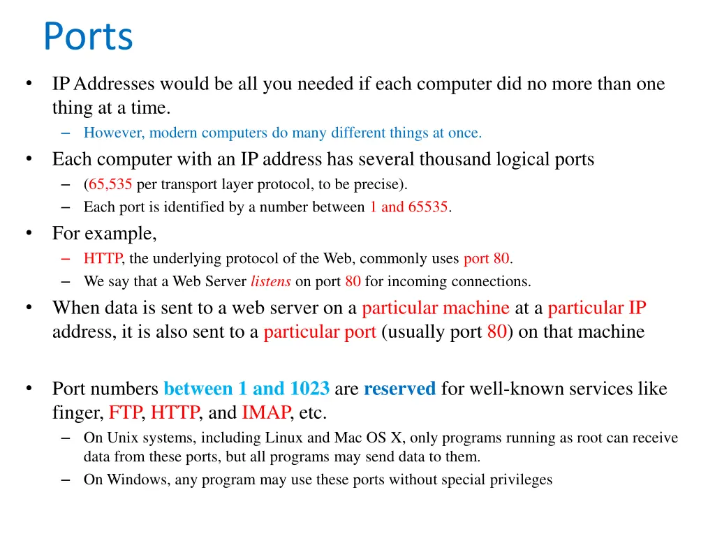 ports